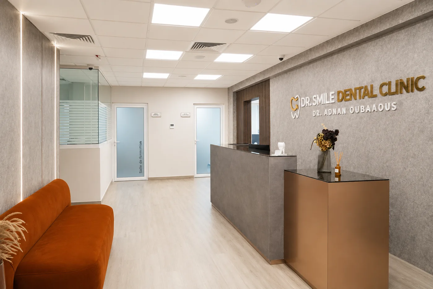 Accueil chaleureux de Dr. Smile Dental Clinic à Agadir